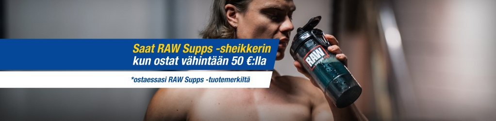 RAW Supps Original 2 Go kaupan plle ostaessasi RAW Suppsilta v